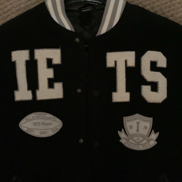 IETS FRANS Mens Varsity Jacket - Picture 5 of 12